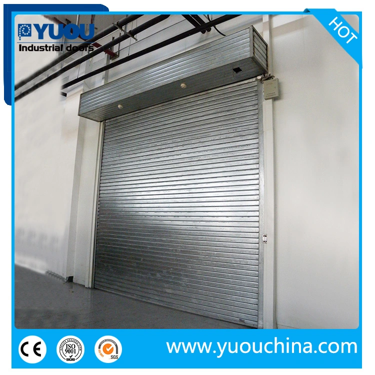 Double Layer Insulated Fire Rated Gi Roller Shutter Slats / Rock Wool