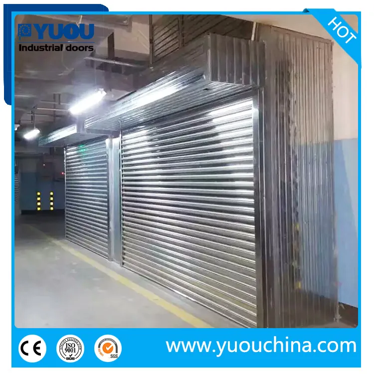 Double Layer Insulated Fire Rated Gi Roller Shutter Slats/ Rock Wool