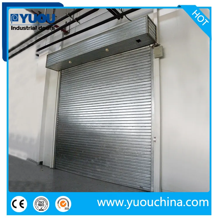 Double Layer Insulated Fire Rated Gi Roller Shutter Slats/ Rock Wool