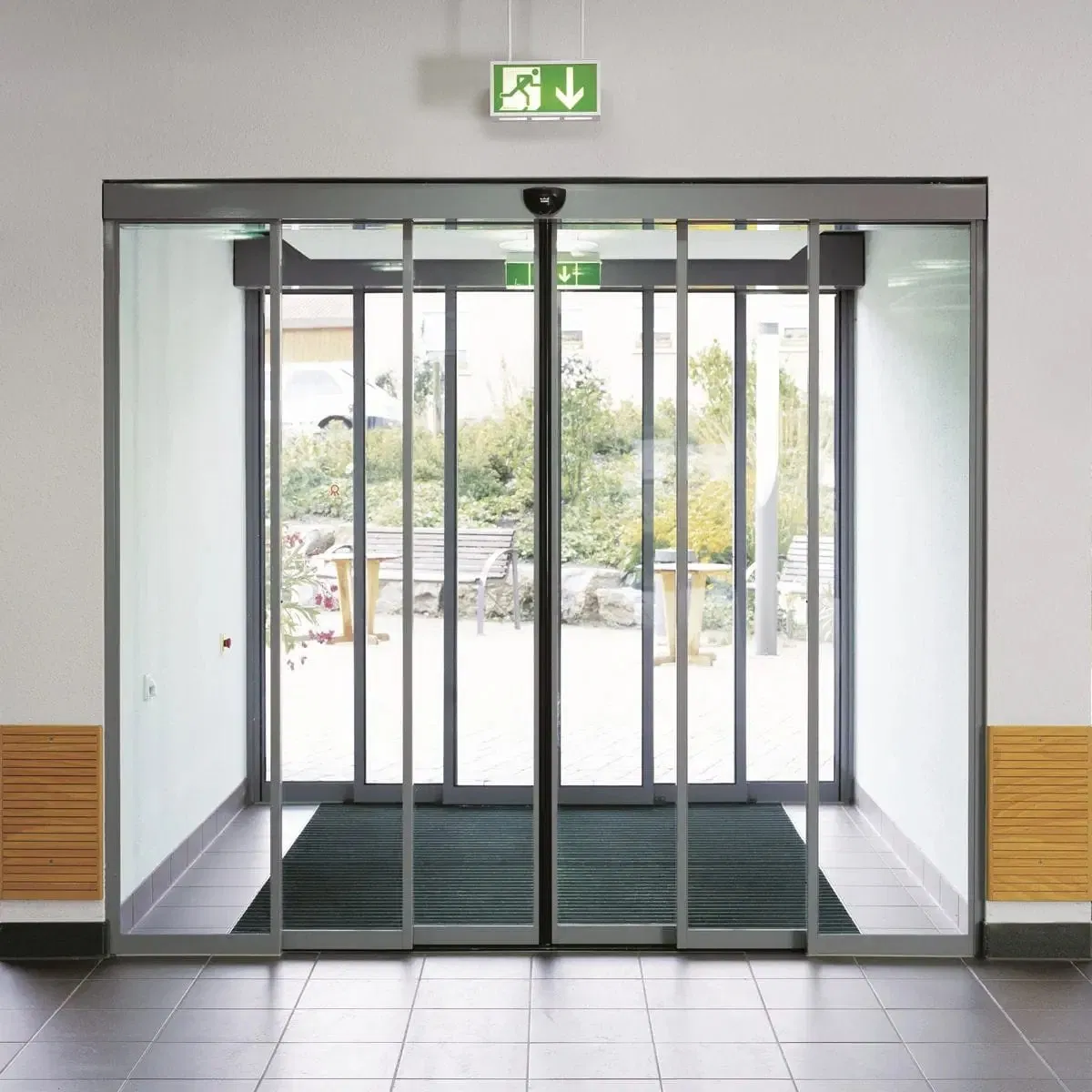 Durable Enduring Aluminium Brand Folding Door with Double Glass
