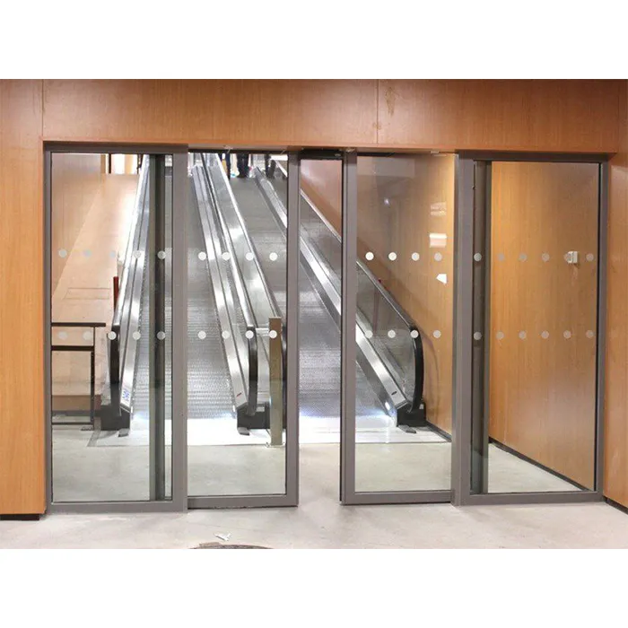 Durable Enduring Aluminium Brand Folding Door with Double Glass