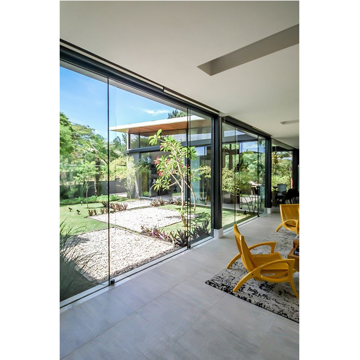 Durable Enduring Modern Germany Schuco Double Glazing Sliding Door
