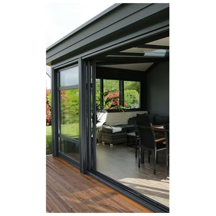 Durable Enduring Modern Germany Schuco Double Glazing Sliding Door