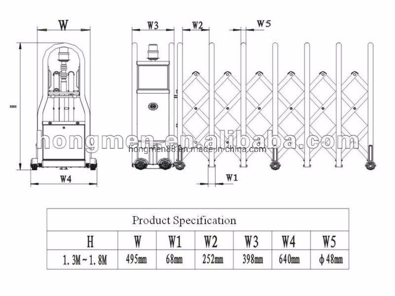 East Timor Retractable Safety Gate