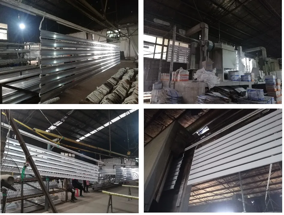Exterior Industrial Metal Automatic Aluminum Roller Shutter Door for Warehouse