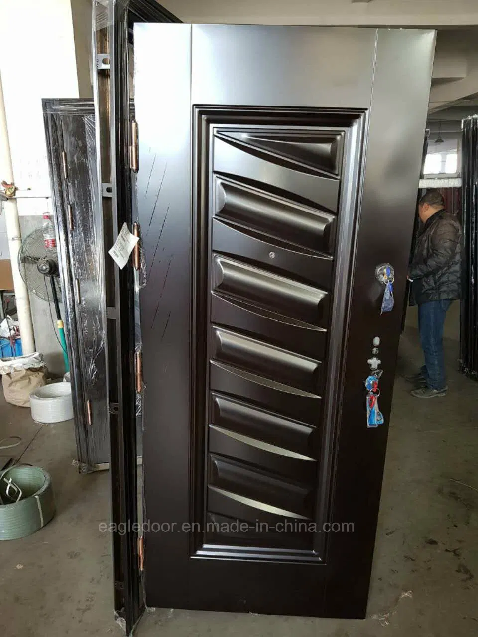 Factory Economic Metal Steel Security Doors (EF-S119ZM)