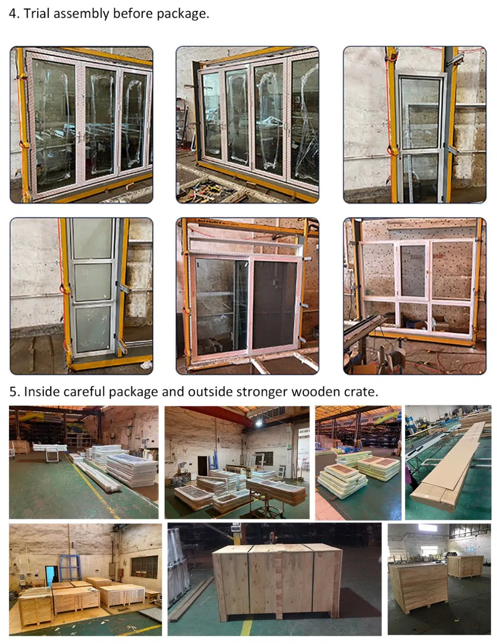 Factory Manufacturer Double Glazing Soundproof Aluminum Fixed Window