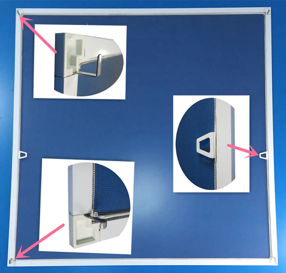 Fiberglass Net Mosquito Screen Window with Aluminum Profile