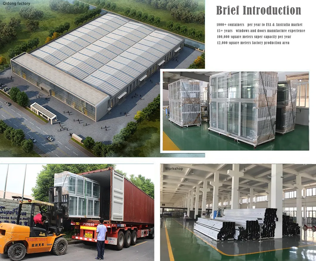 Florida Miami-Dade Noa Approval Aluminium Glazed Bifolding Window