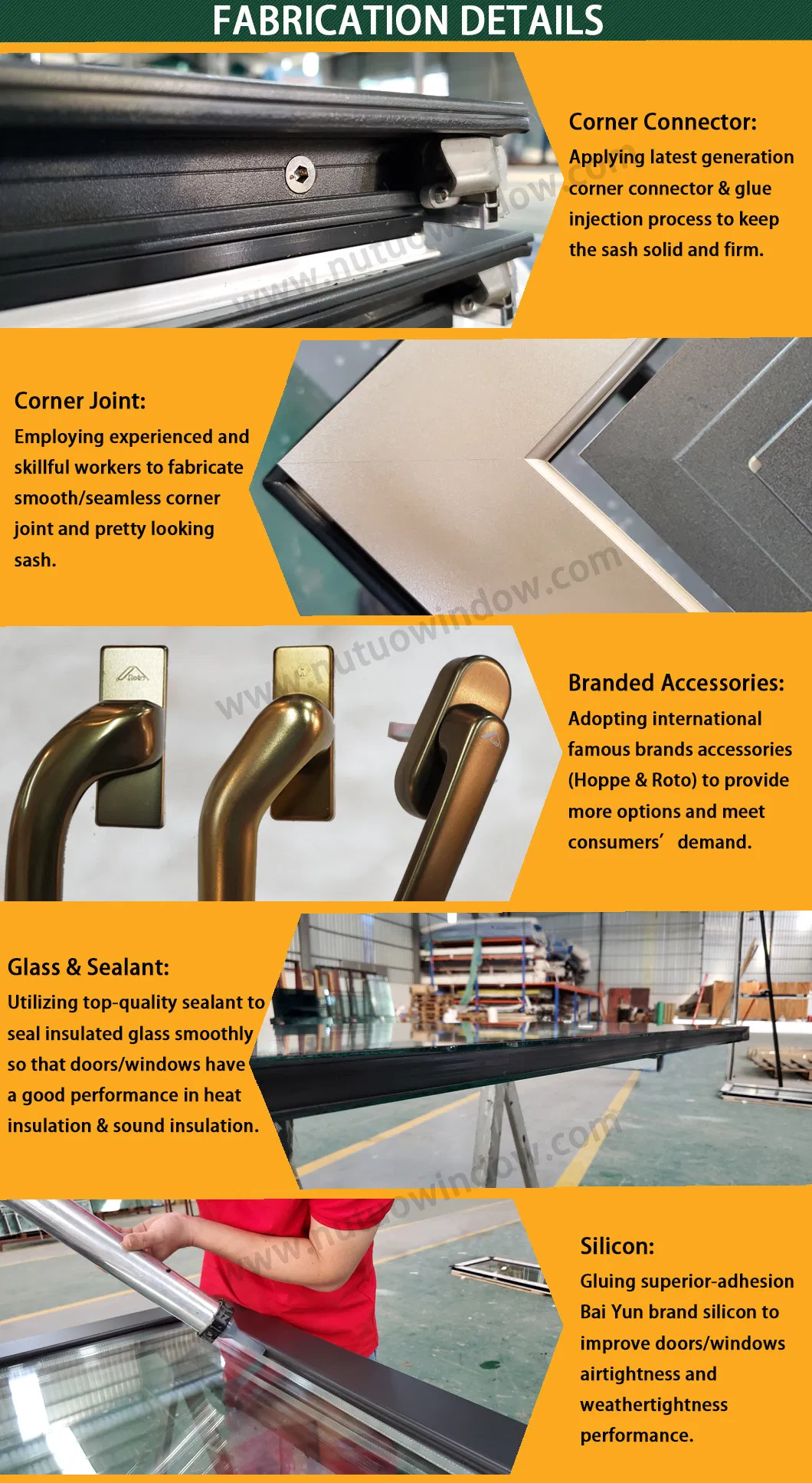 Foshan Factory Grill Design Powder Coated Aluminum Sliding Window with Australia Subframe