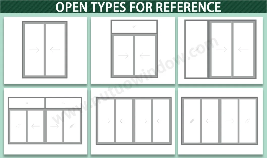 Foshan Factory Grill Design Powder Coated Aluminum Sliding Window with Australia Subframe