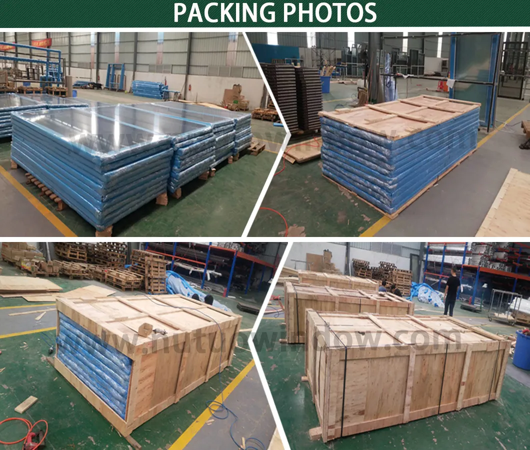 Foshan Factory Grill Design PVDF Aluminum Casement/French Window with Australia Subframe