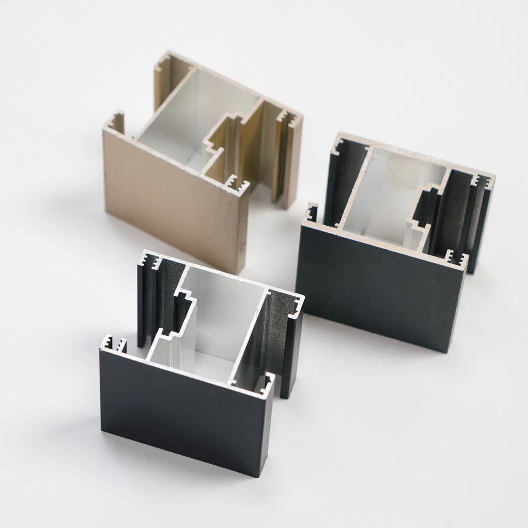 Foshan Xianzhen Aluminum Double Glass Tempered Low-E 2 Track Sliding Window Double Glass Leaf Window Grey Colour for Hotel Use