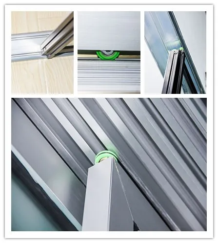 Glass Door Sliding Wall Partition for Hotel