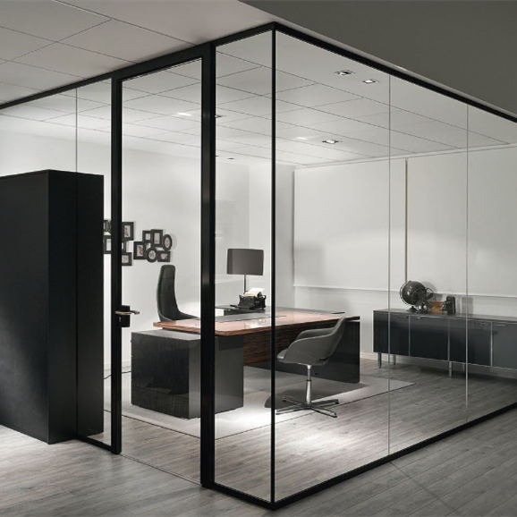 Glass Door Sliding Wall Partition for Hotel