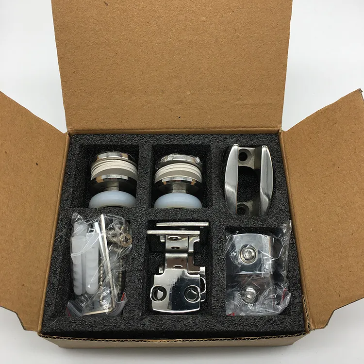 Glass Sliding Frameless Door Bathroom Glass Partition Dry Wet Depart