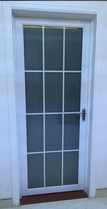 Golden Color Aluminum Glass Door (RA-G018)