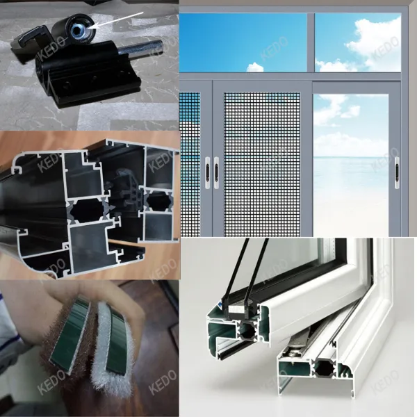 Good Quality Aluminum Heat Insulation Doors Center Pivoting
