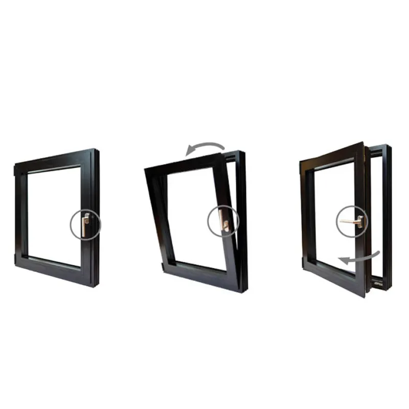 Heat-Insulate D65 Series Inward Tilt-Turn Aluminum Windows