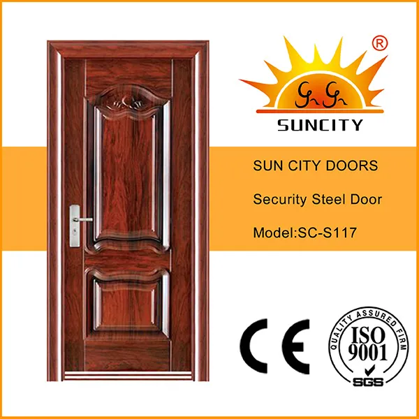 Heat Transfer Security Metal Door, Door Handle Stainless Steel (SC-S117)