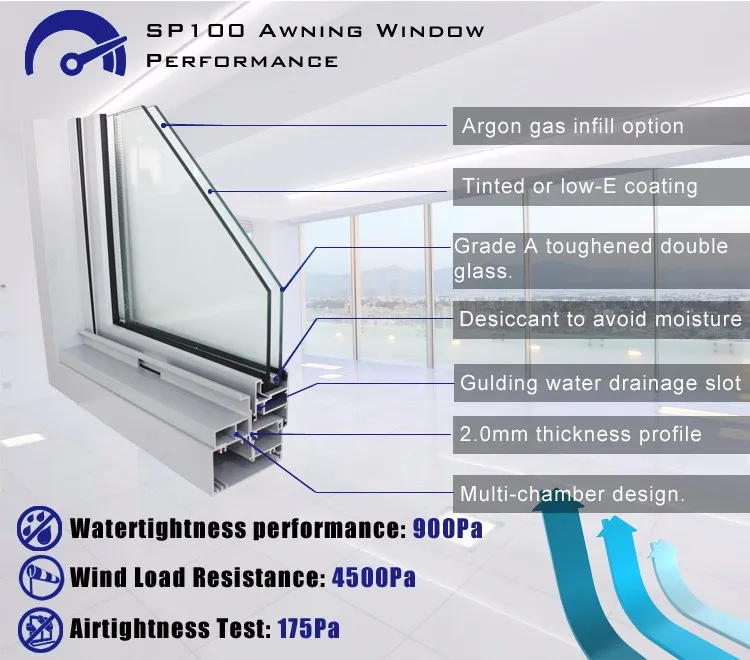 High Quality Aluminium Sliding Opening Windows and Accordion Door