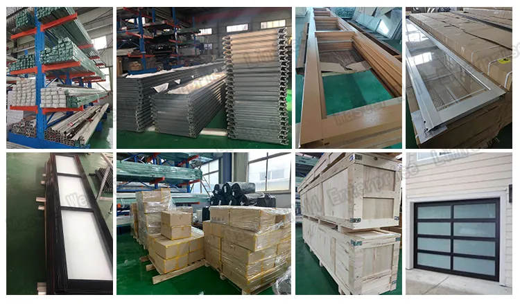 High Quality European Grilled Design Thermal Break Frameless Glass Swing Door for House