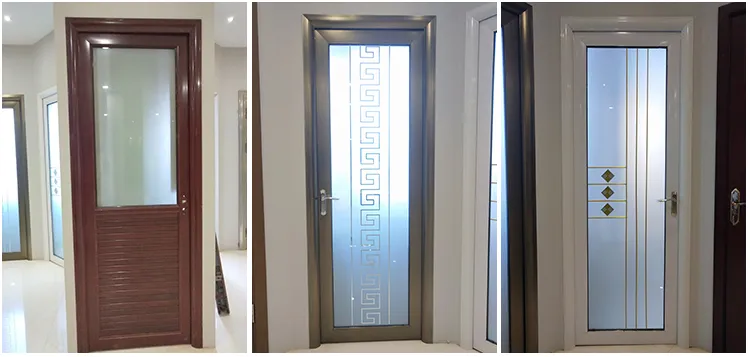 High Quality Kitchen Bathroom Aluminum Glass Door