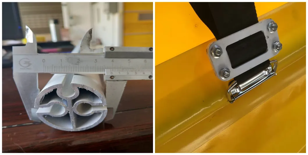 High Speed Windproof PVC Belt Stacking up Door