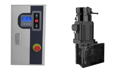 High Speed Windproof PVC Belt Stacking up Door