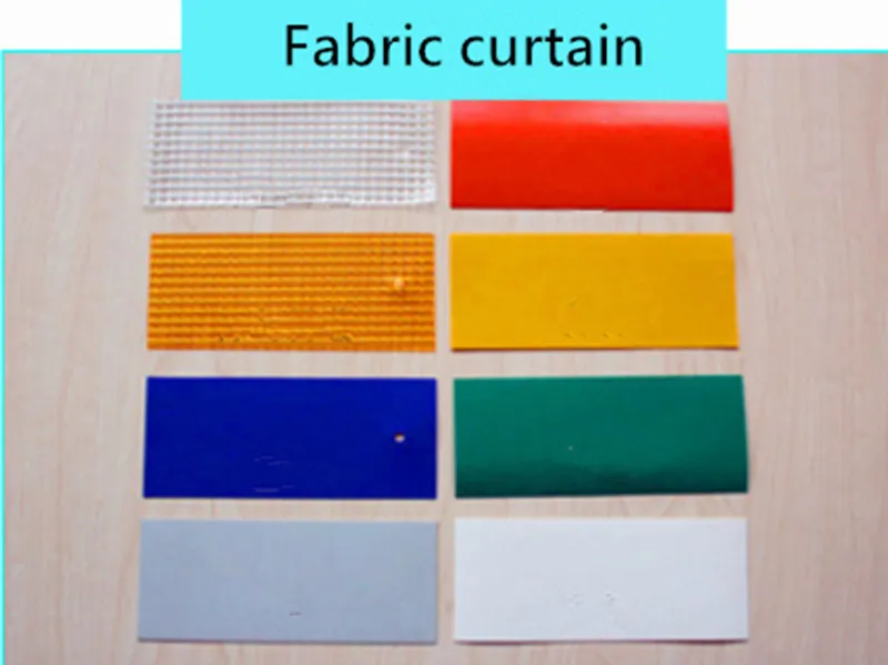 High Speed Windproof PVC Belt Stacking up Door