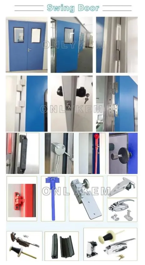 Hinged Door with Escape Device for Cold Room