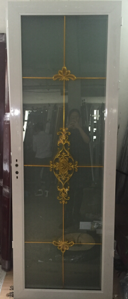 Hot Sale Aluminum Glass Door with Jade (RA- G014 )