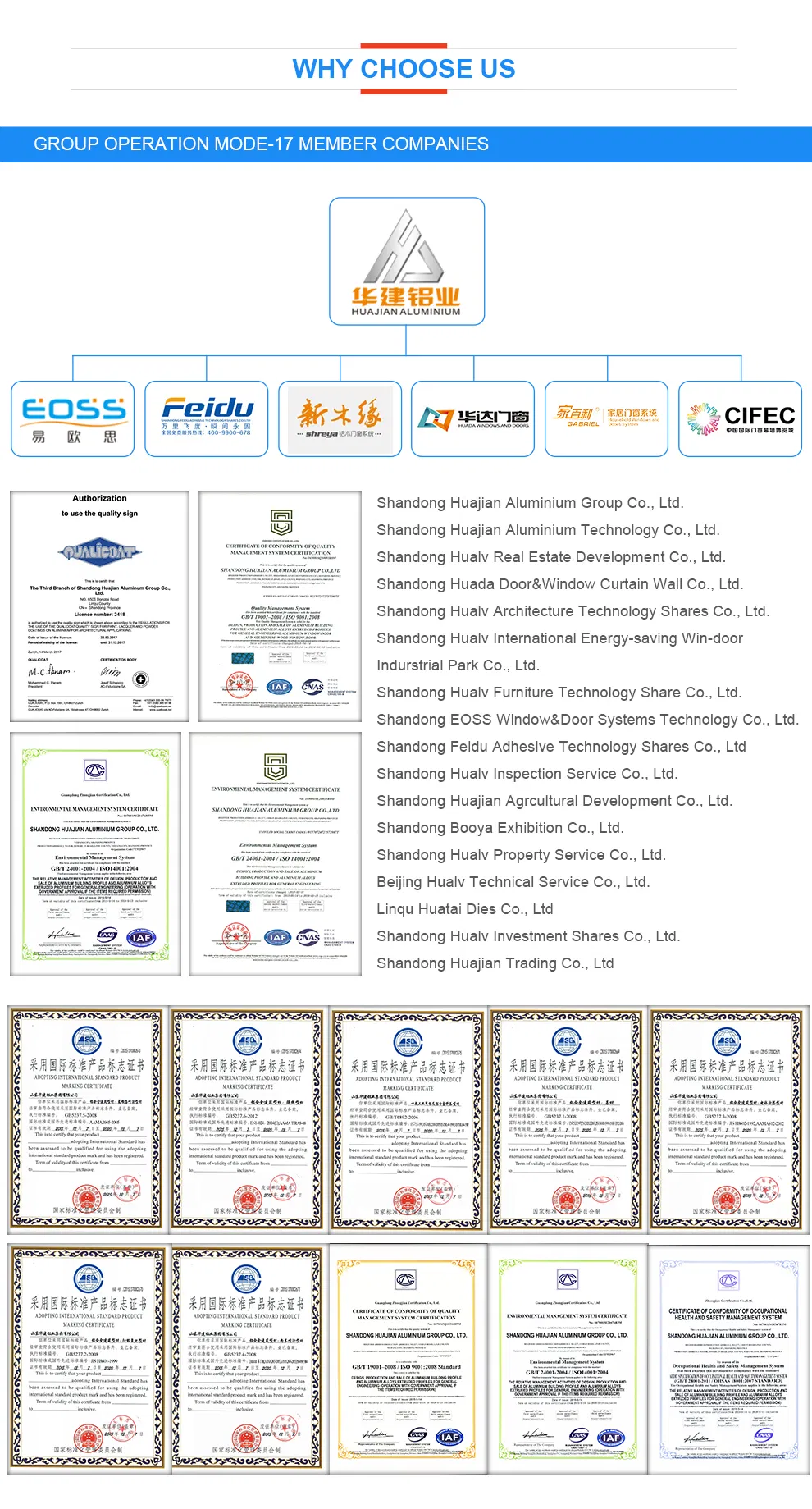 Huajian Industrial Aluminium Profile