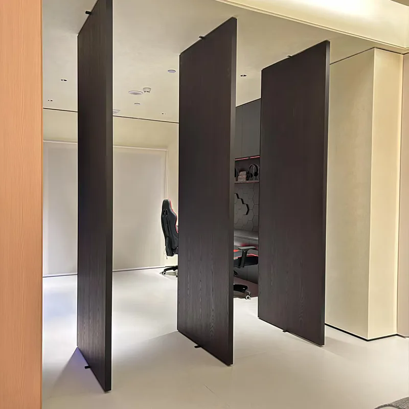 Aluminum Wood Center Axis Door