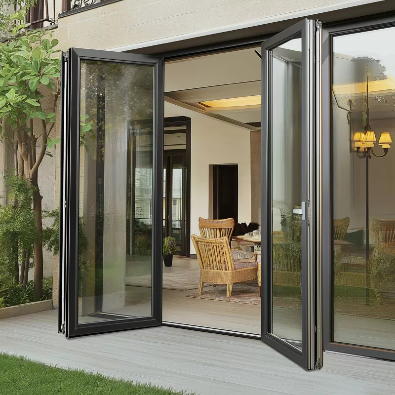 Aluminum Home Windproof Spring Doors