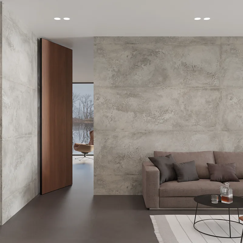 Aluminum Wood Offset Door