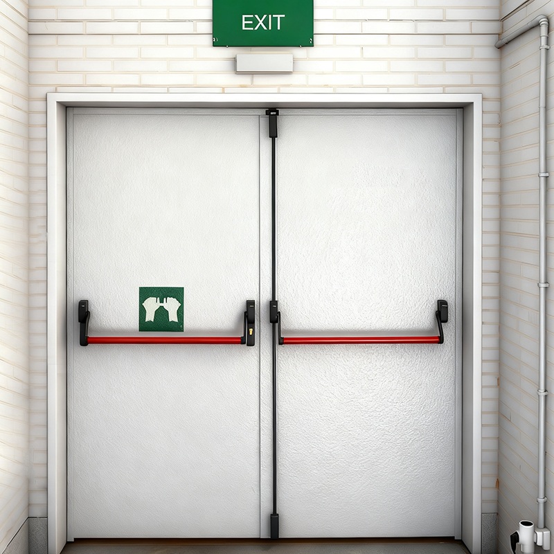 Euro standard fireproof door
