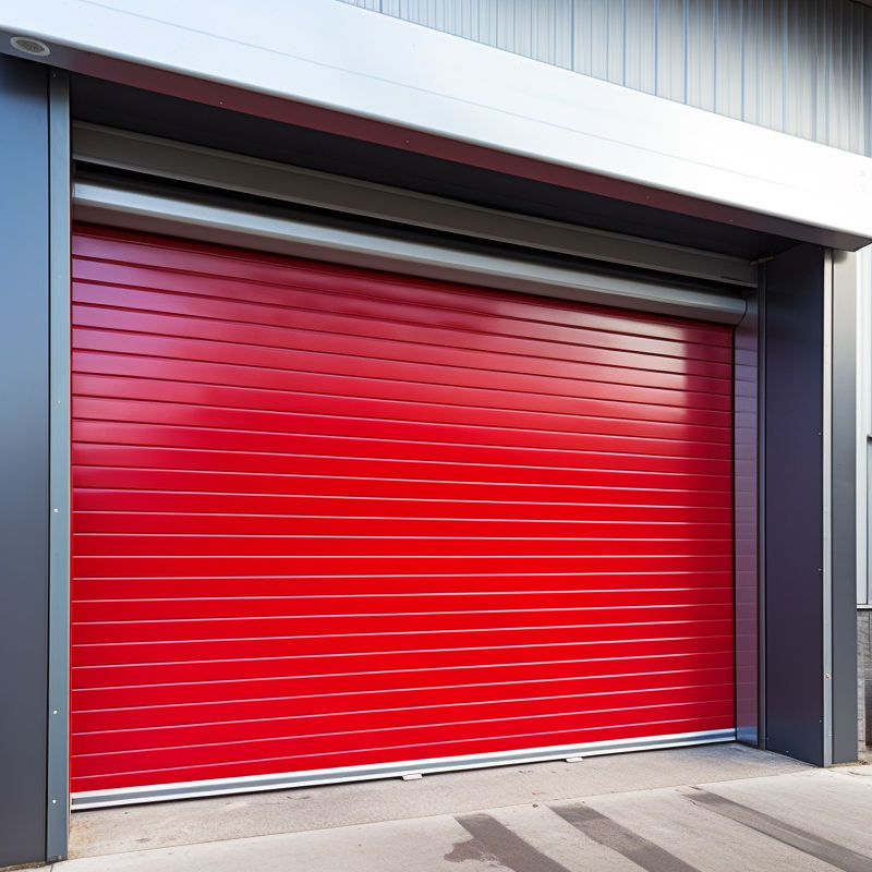 Electric roller shutter door