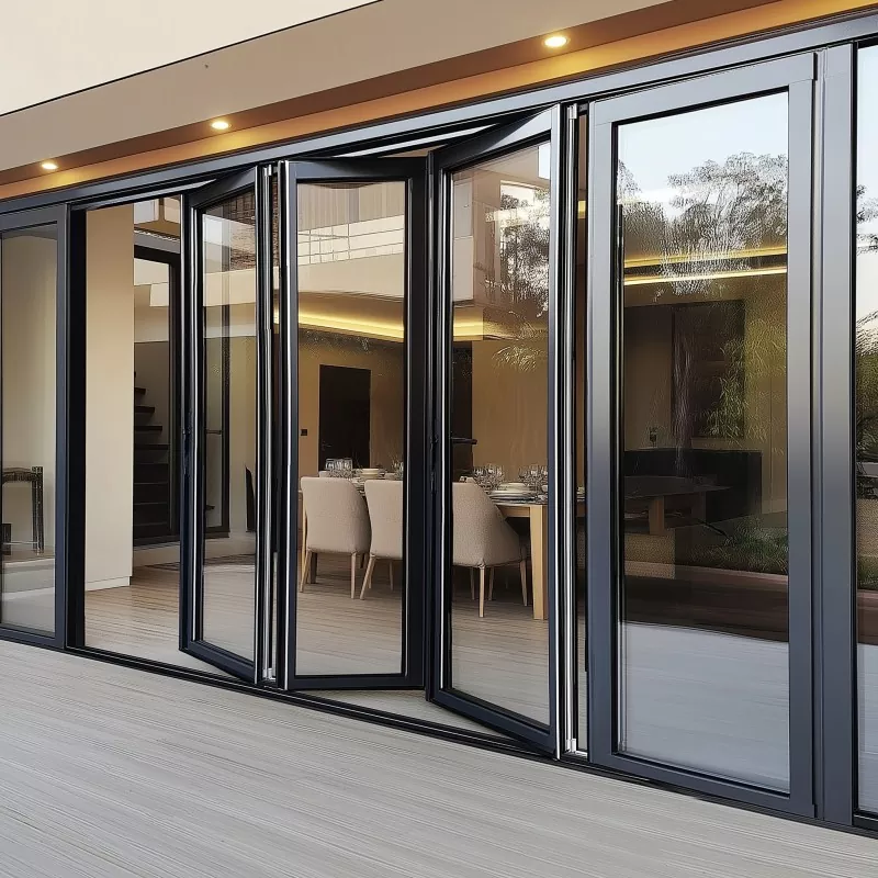 Aluminum Thermal Insulation Folding Doors