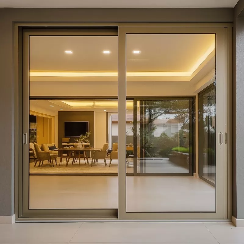 Aluminum Dimmable Sliding Doors