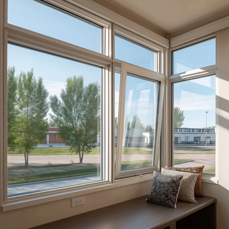 Large Aluminum Tilt And Turn Windows