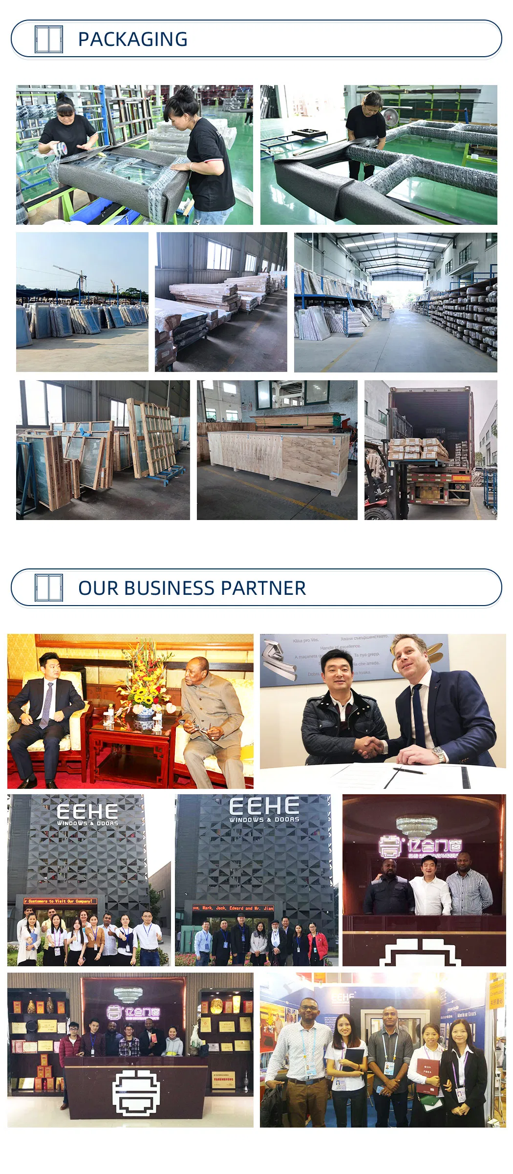 Impact Resistance High Rise Inward Opening Hollow Triple Tempered Glass Aluminum Casement Window with Mosquito Net