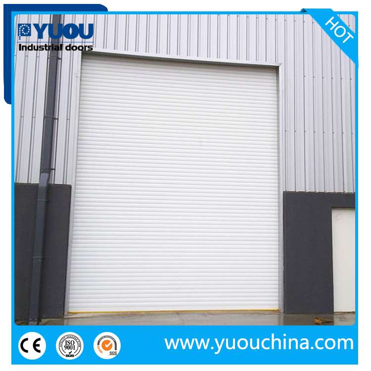 Industrial Automatic Motorized Aluminum Alloy Overhead Roller Shutter Door for Warehouse Garage