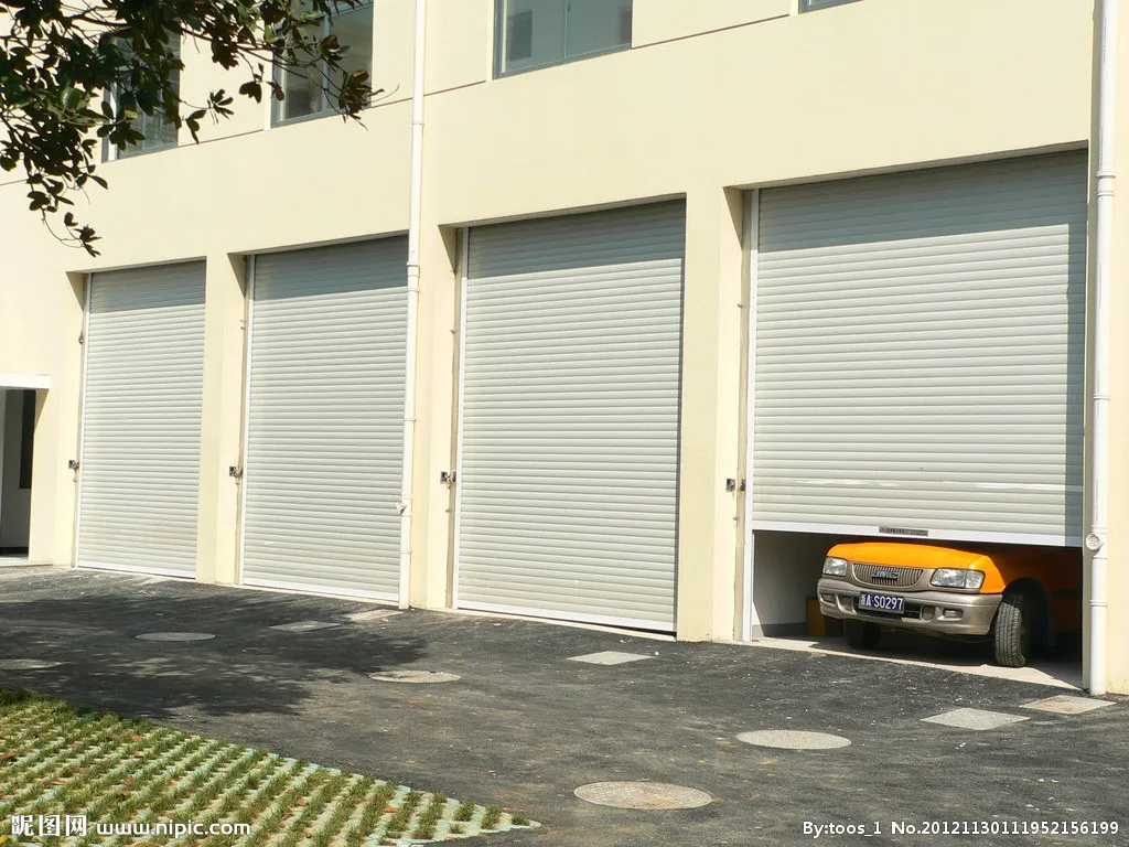 Industrial Automatic Motorized Aluminum Alloy Overhead Roller Shutter Door for Warehouse Garage