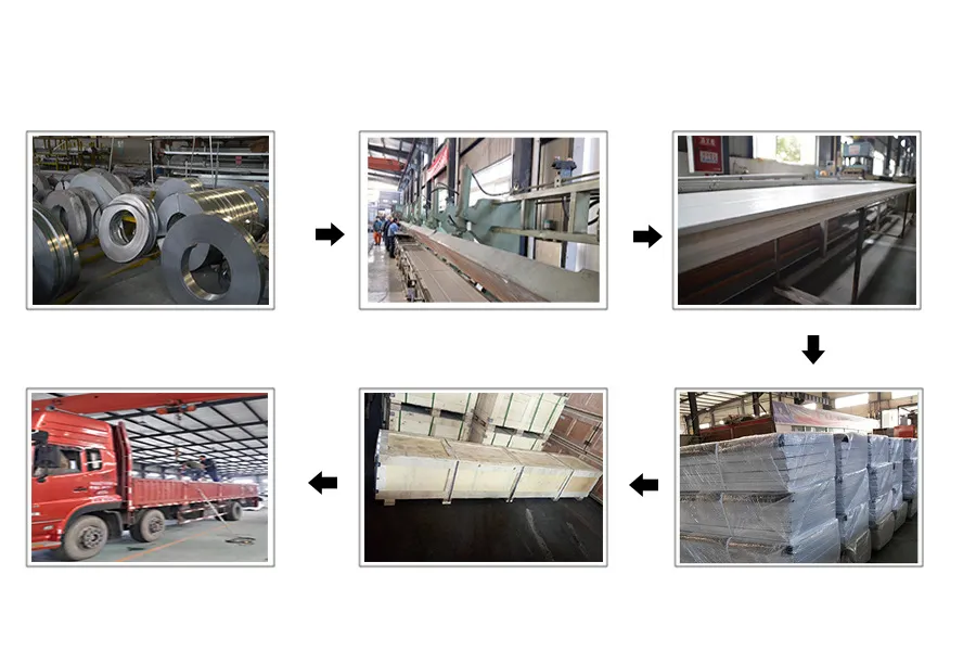 Industrial Automatic Motorized Aluminum Alloy Overhead Roller Shutter Door for Warehouse Garage