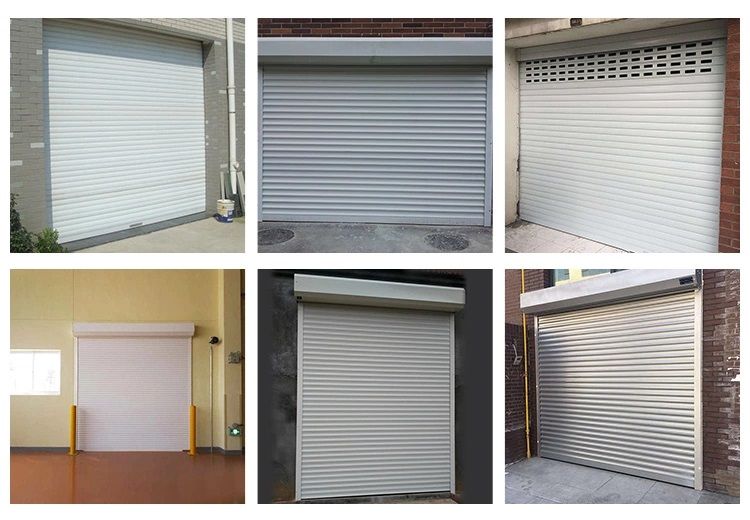 Industrial Electric Overhead Double Skin Aluminum Roll up Shutter Door for Factory or Warehouse