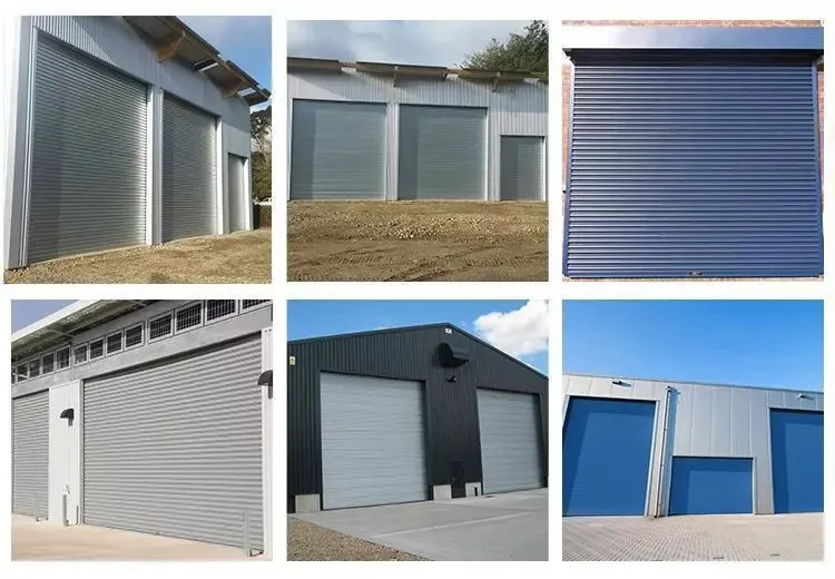 Industrial or Commercial Automatic Galvanized or Stainless Steel Electric Overhead Coiling Metal Roll up or Roller Shutter Garage Door for Warehouse or Factory