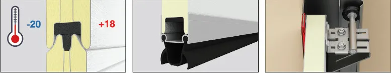 Industrial Sectional Overhead Door for Cold Room