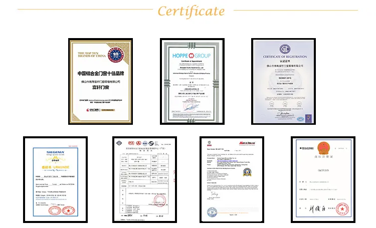 Interior Bifold Design Aluminium Glass Folding/Bifolding Door Balcony Sliding Door for Villa, House Used Folding Door