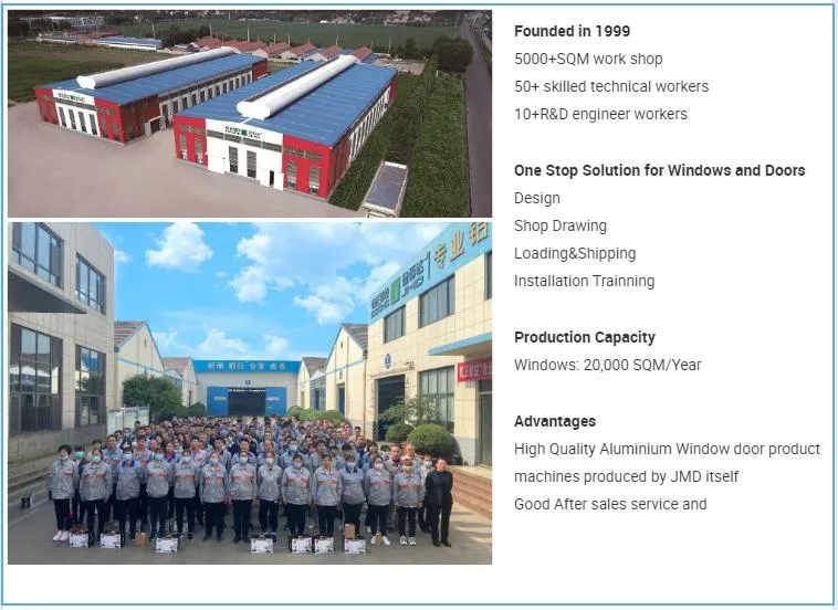 Jmd European Style Casement Windows with Good Quality and Wonderful Service